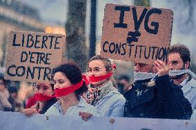 Rally For Abortion Rights - Paris