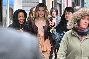 PFW Chloe Outside Arrivals