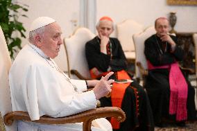Pope Francis Receives Bishops - Vatican