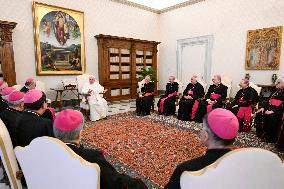 Pope Francis Receives Bishops - Vatican