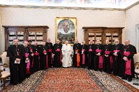 Pope Francis Receives Bishops - Vatican