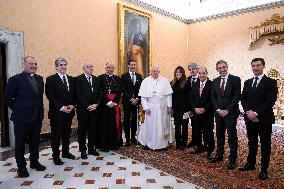 Pope Francis Receives Bishops - Vatican