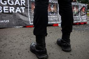 Human Right Activist Protest In Jakarta