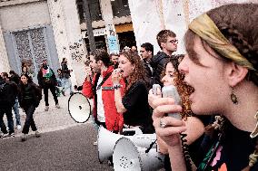 Protest Against The Non-state Universities In Athens