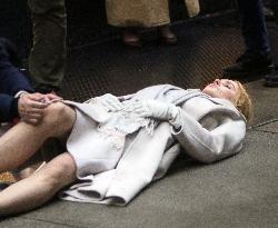 Nicole Kidman Acting On Set Of Babygirl - NYC