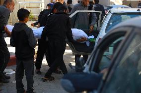 MIDEAST-GAZA CITY-PALESTINIANS-CASUALTIES