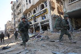 MIDEAST-GAZA-KHAN YOUNIS-ISRAEL-MILITARY OPERATIONS
