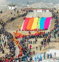 Sho Dun Festival in China's Gannan Tibetan Autonomous Prefecture