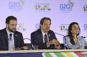 G20 finance chiefs meeting in Brazil