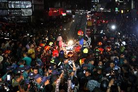 At Least 43 Dead In Building Blaze - Dhaka