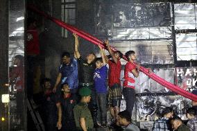 At Least 43 Dead In Building Blaze - Dhaka