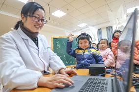 Kindergarten Ear Examination in Huzhou