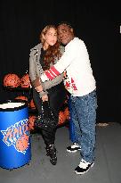 Celebs At Knicks Game - NYC