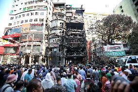 At Least 43 Dead In Building Blaze - Dhaka