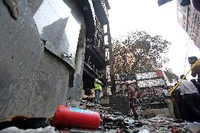 At Least 43 Dead In Building Blaze - Dhaka