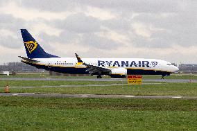 Ryanair Boeing 737 MAX In Amsterdam