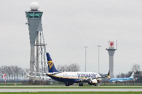 Ryanair Boeing 737 MAX In Amsterdam