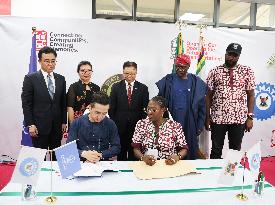 NIGERIA-LAGOS-CHINESE FIRM-RAIL-RED LINE-INAUGURATION