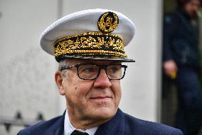 Thomas Cazenave Visits The Interior Surveillance Brigade - Aulnay-Sous-Bois