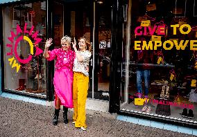 Princess Laurentien And Eloise Van Oranje At My Lima Lima Store Presentation - The Hague