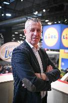 Michel Biero CEO LIDL France At Agriculture Fair - Paris