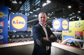 Michel Biero CEO LIDL France At Agriculture Fair - Paris