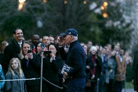 President Biden Departs White House