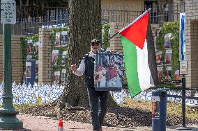 Protest At Israeli Embassy - Washington