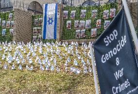 Protest At Israeli Embassy - Washington