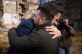 Zelensky And Rutte Meet In Kharkiv - Ukraine