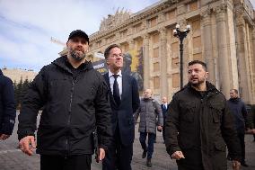 Zelensky And Rutte Meet In Kharkiv - Ukraine