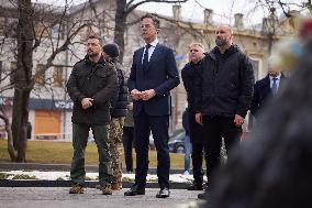 Zelensky And Rutte Meet In Kharkiv - Ukraine