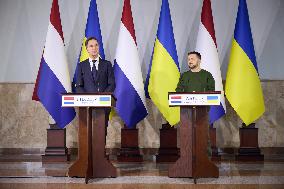Zelensky And Rutte Meet In Kharkiv - Ukraine