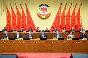 CHINA-BEIJING-WANG HUNING-CPPCC-STANDING COMMITTEE SESSION-CONCLUSION (CN)
