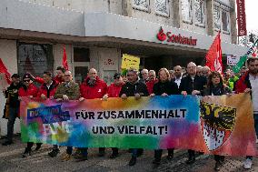 Demo Against AFD In Duisburg