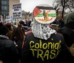 Demonstration for Rafah at Israeli Embassy in Washington, DC