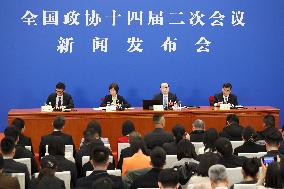 (TWO SESSIONS) CHINA-BEIJING-CPPCC-PRESS CONFERENCE (CN)