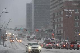 Snowfall Warning Issued For Central Alberta
