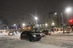 Snowfall Warning Issued For Central Alberta