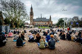 Sit-In Protest In Solidarity With Palestinians - The Hague