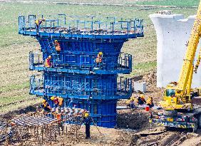 Nanjing-Huai'an Intercity Railway Construction