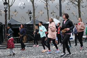 Sportswomen are gaining ground, a day of sports on the Champs-Elysees - Paris