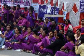West Bengal ASHA Workers Protest