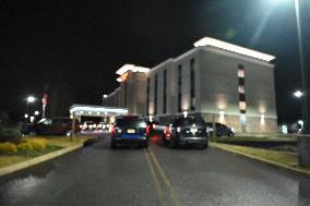 Reported Shooting And Stabbing At Hampton Inn