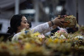 Hindu Cleansing Ceremony In Jakarta