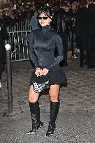 PFW Mugler Outside Arrivals