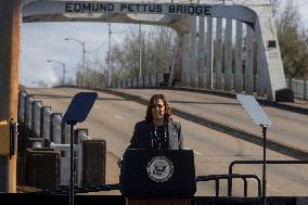 AL: Vice President Harris visits Selma, AL