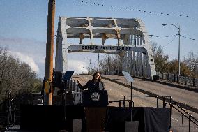 AL: Vice President Harris visits Selma, AL