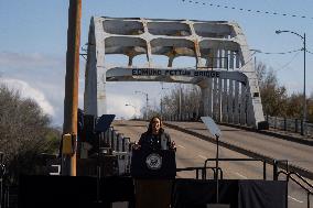 AL: Vice President Harris visits Selma, AL