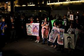Demonstration For 43 Ayotzinapa Students  Disappearance